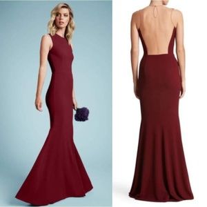 DRESS THE POPULATION Eve Crepe Mermaid Gown